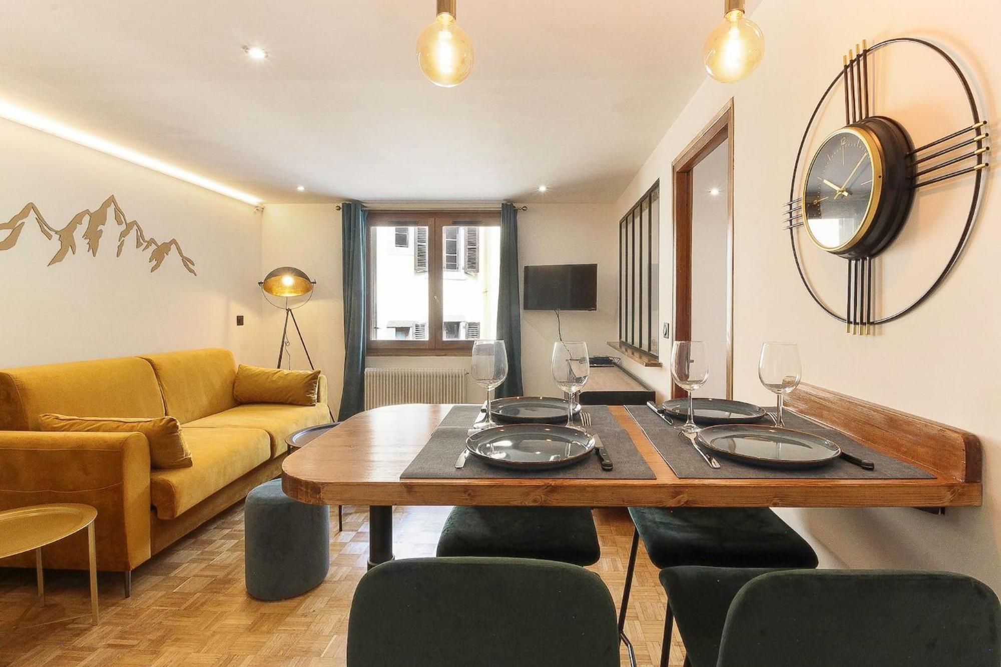 Bellevarde Apt - Newly Renovated - Central - Beside Tmb Start/End Les Houches Eksteriør billede